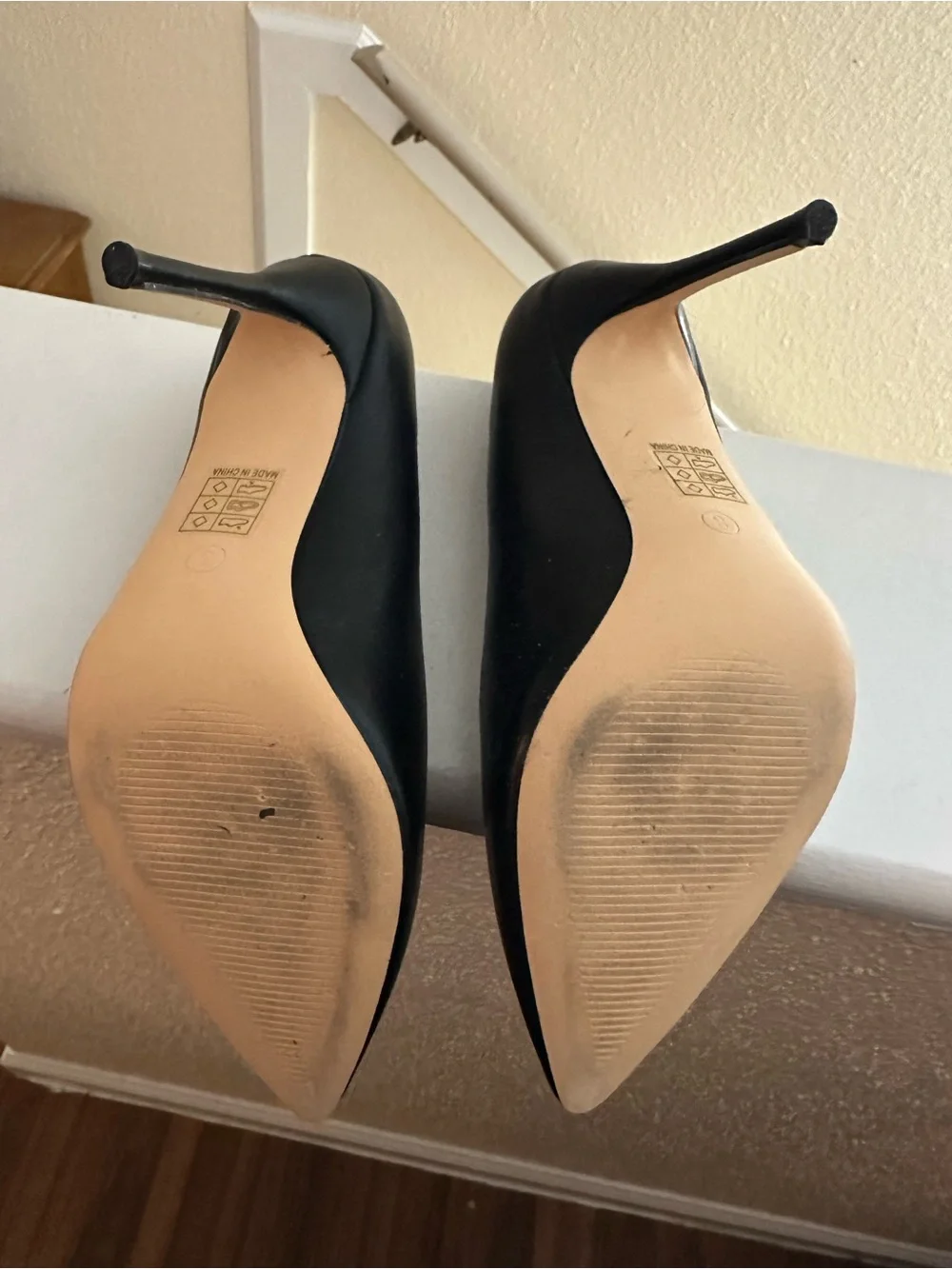 Classic Black Pointed-Toe High Heels